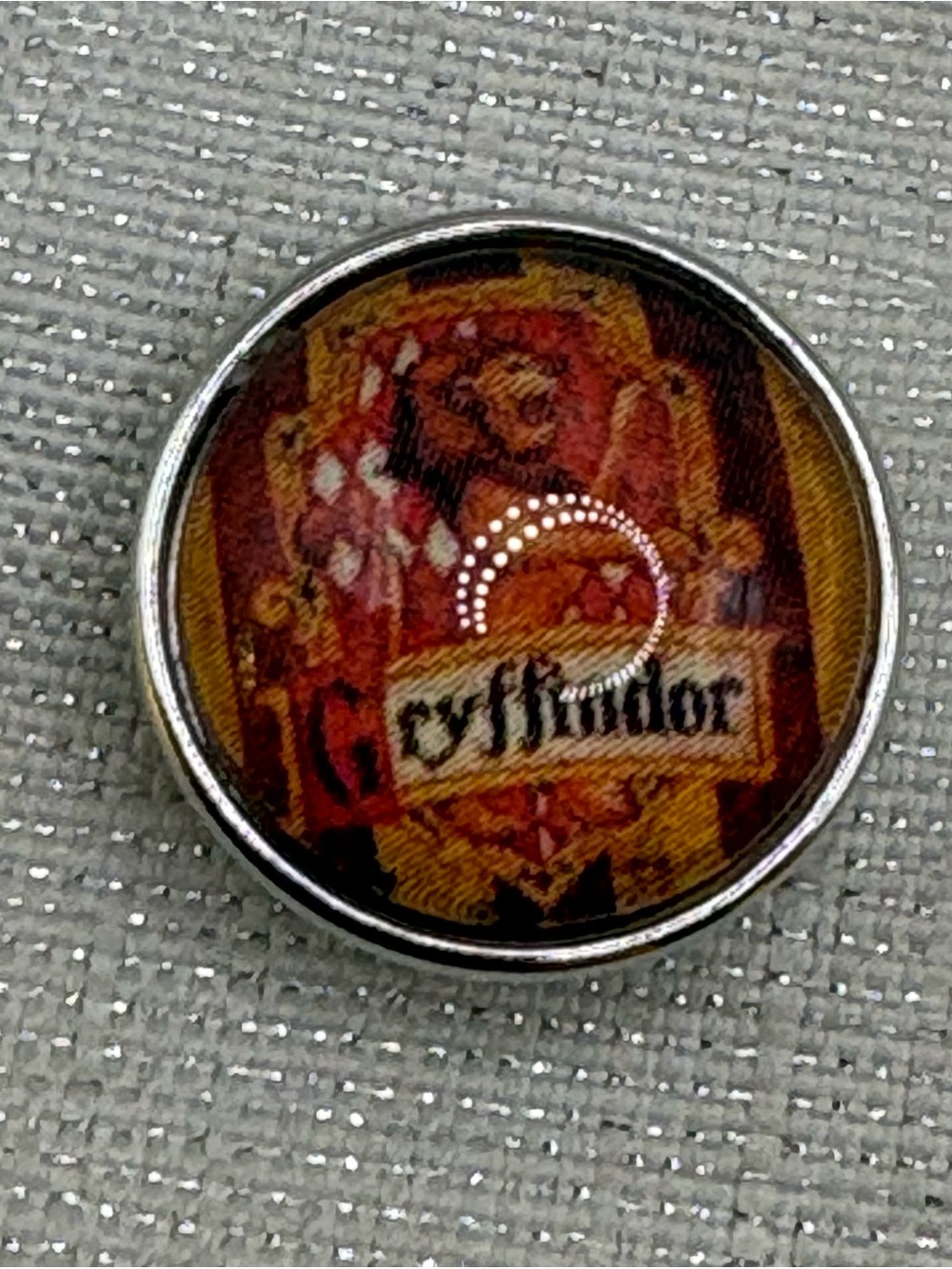 Harry Potter Gryffindor Snap Button Charm - 18mm/20mm